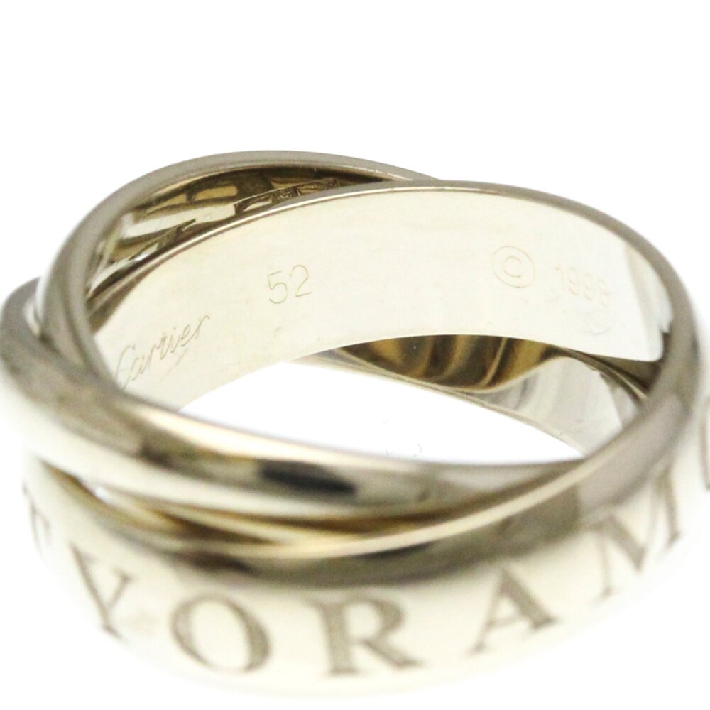 Cartier Authentic 18k Silver Trinity Ring - image 3
